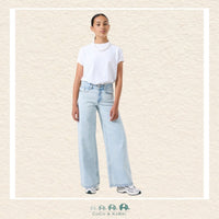 Garcia: Girls' Youth Denim - Marall Wide Fit Bleached Denim, CoCo & KaBri Children's Boutique, Brooks Alberta Canada