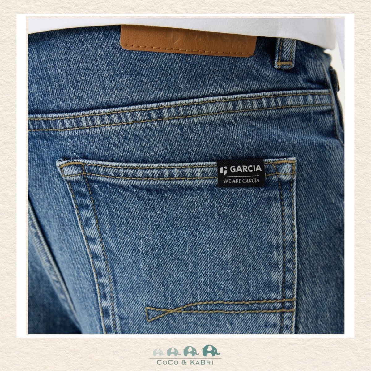 Garcia: Youth Boys' Dalino Medium Used Blue Denim, CoCo & KaBri Children's Boutique, Brooks Alberta Canada
