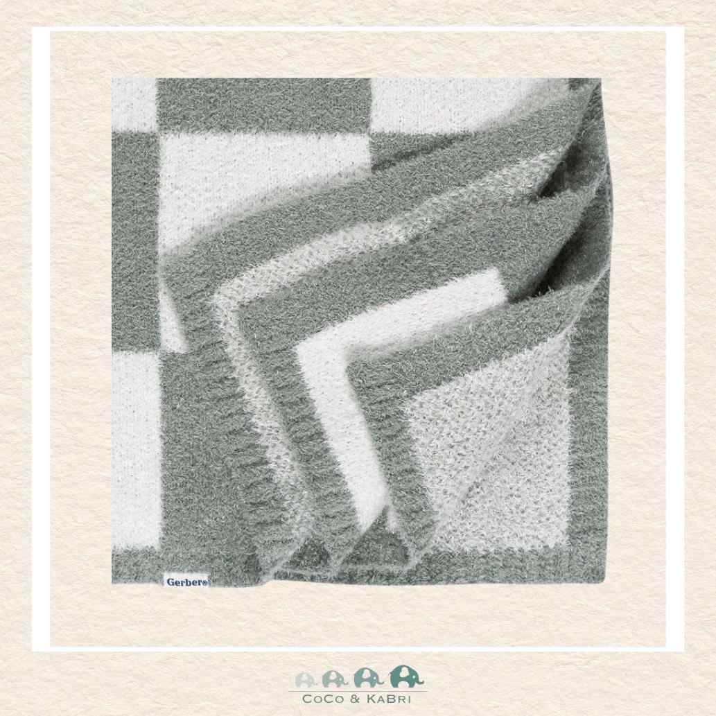 Gerber: Silky Mink Blanket - Green, CoCo & KaBri Children's Boutique, Brooks Alberta Canada