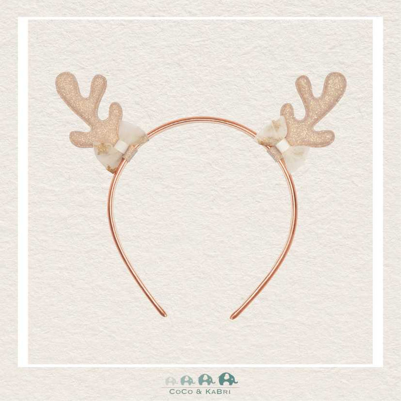 Golden Reindeer Headband, CoCo & KaBri Children's Boutique