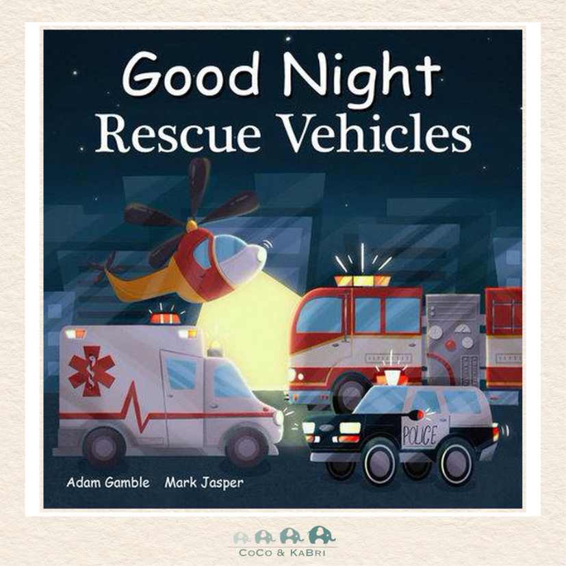 Good Night Rescue Vehicles, Books, CoCo & KaBri, Children's Boutique
