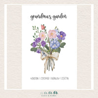 Grandma's Garden Personalized Tote Bag, CoCo & KaBri Children's Boutique
