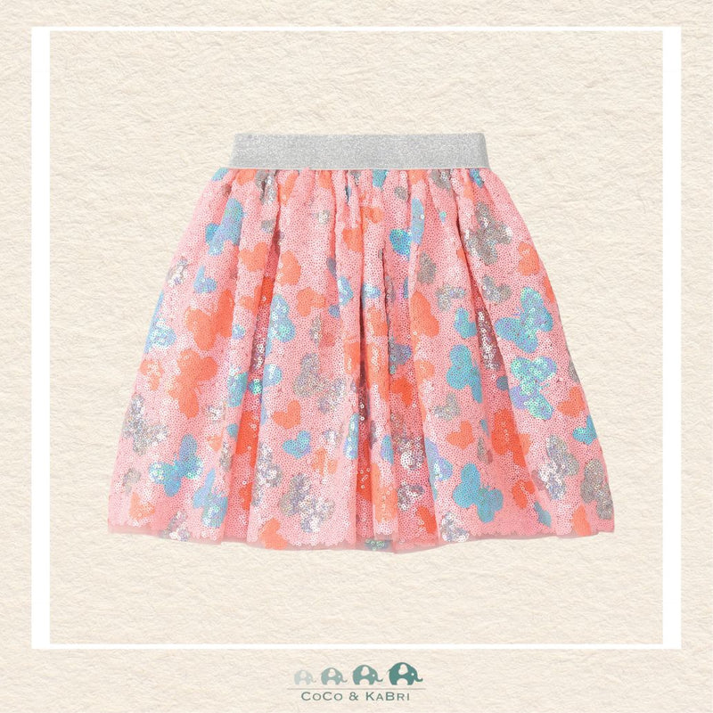 🇨🇦 Haltey: Girls' Glitter Butterfly Sequin Skirt, CoCo & KaBri Children's Boutique