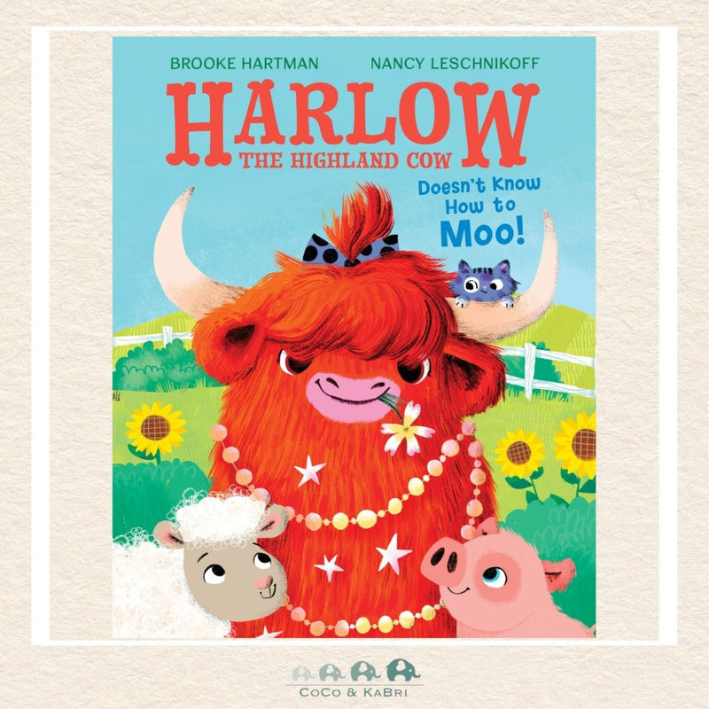 Harlow the Highland Cow Doesn’t Know How to Moo, CoCo & KaBri Children's Boutique, Brooks Alberta Canada