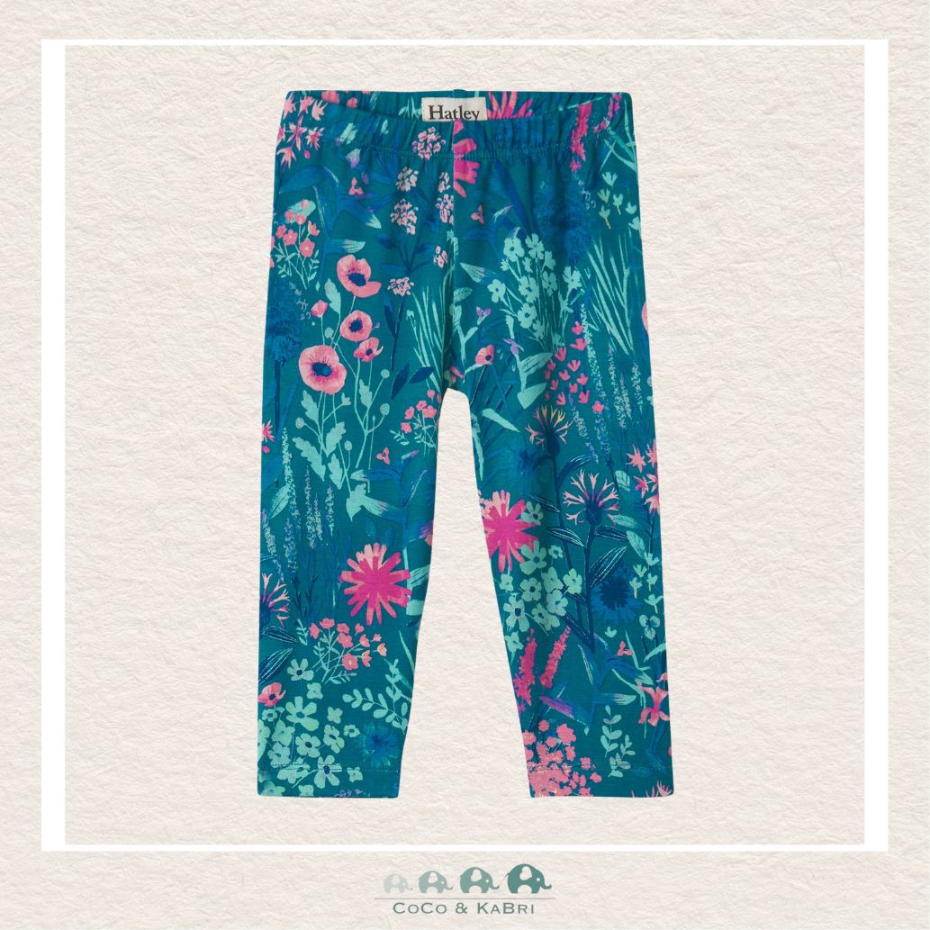 🇨🇦 Hatley Baby/Toddler Girls: Stretch Bamboo Wildflower Leggings, CoCo & KaBri Children's Boutique