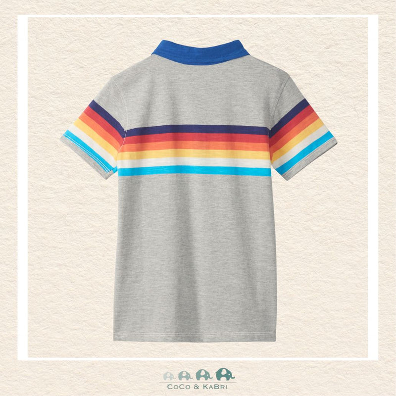 🇨🇦 Hatley: Boys' 70's Stripes Polo Shirt, CoCo & KaBri Children's Boutique