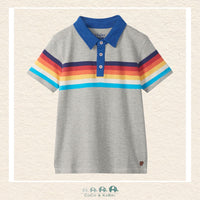 🇨🇦 Hatley: Boys' 70's Stripes Polo Shirt, CoCo & KaBri Children's Boutique