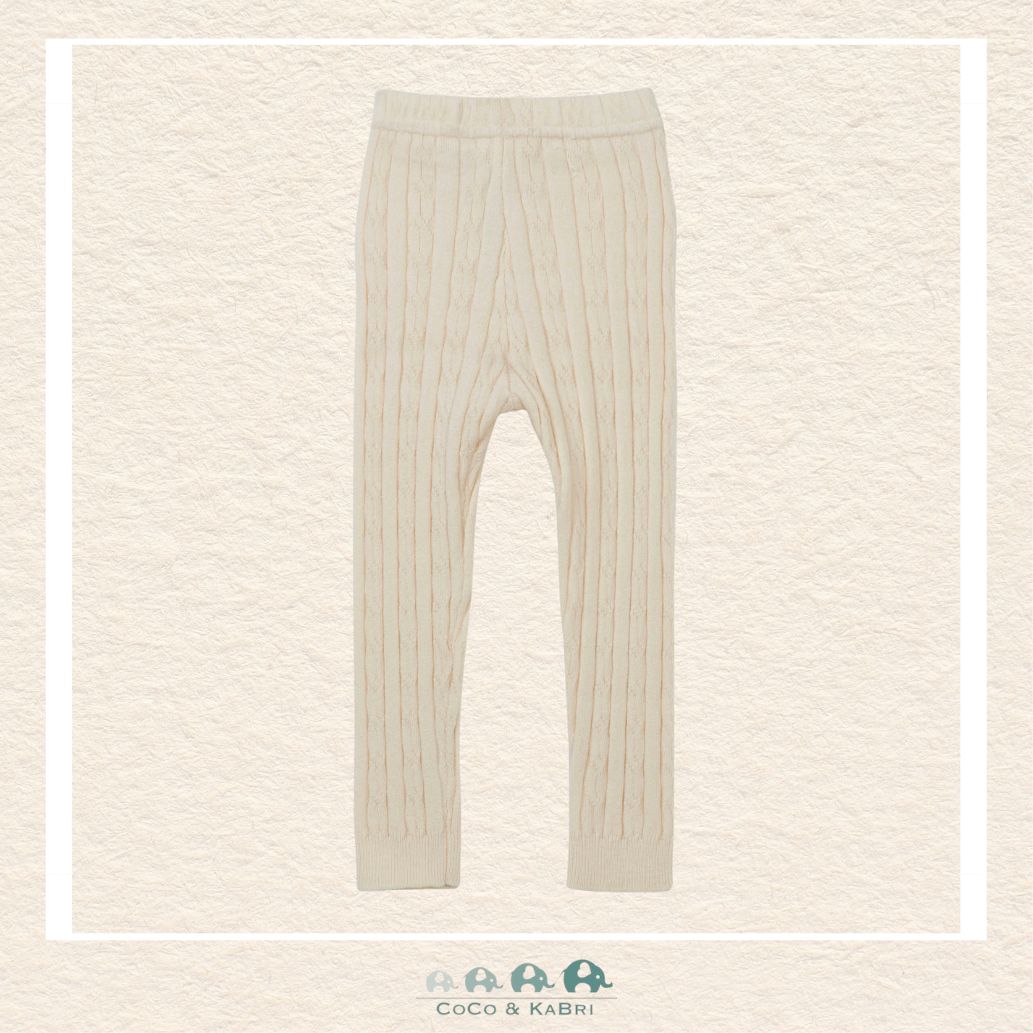 🇨🇦 Hatley Cream Cable Knit Baby Leggings, CoCo & KaBri Children's Boutique