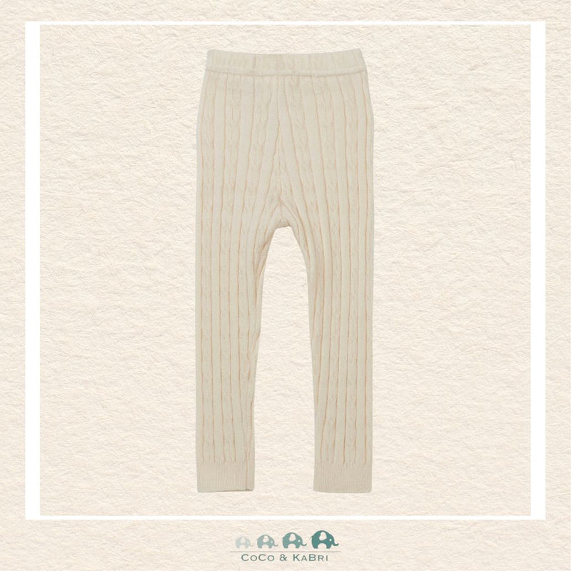 🇨🇦 Hatley Cream Cable Knit Baby Leggings, CoCo & KaBri Children's Boutique