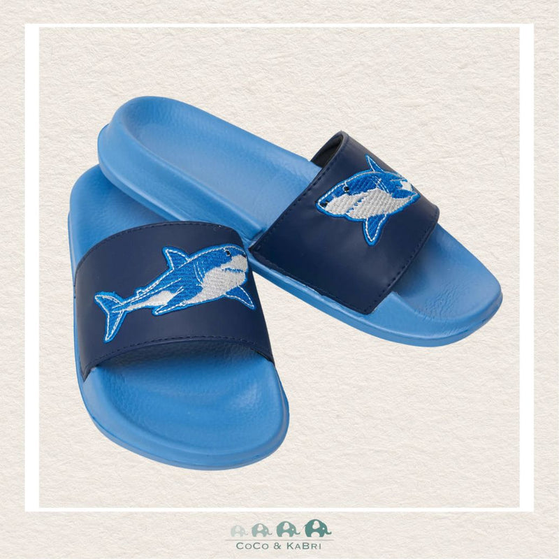 🇨🇦 Hatley Deep Sea Shark Slide on Sandals (*6 - 22), CoCo & KaBri Children's Boutique