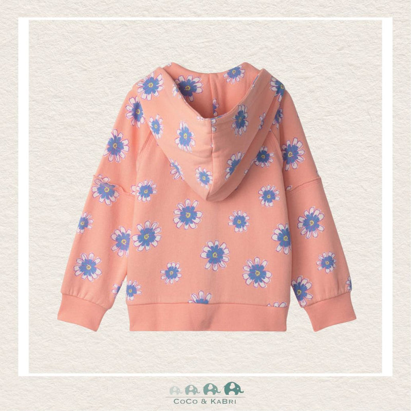 🇨🇦 Hatley: Girls Doodle Daisy Raw Edge Hoodie, CoCo & KaBri Children's Boutique