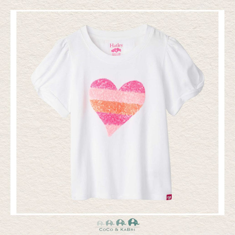 🇨🇦 Hatley: Girls Double Hearts Tee, CoCo & KaBri Children's Boutique