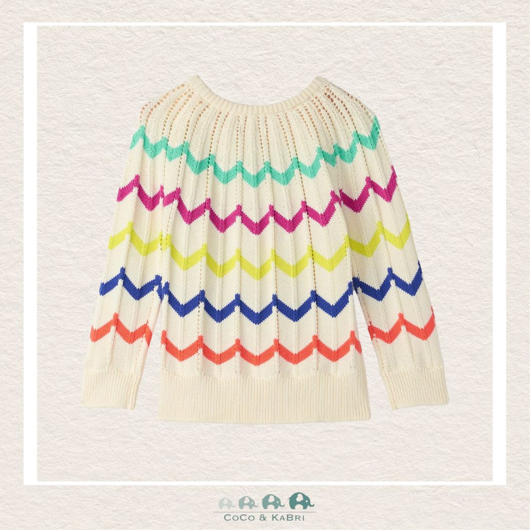 🇨🇦 *Hatley Girls Sweater - Rainbow Chevron, CoCo & KaBri Children's Boutique