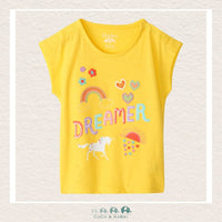 Hatley: Girls Yellow Dreamer Tshirt, CoCo & KaBri Children's Boutique