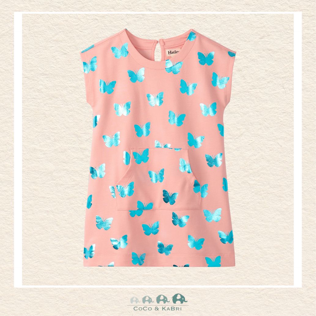 🇨🇦 Hatley: Glitter Butterfly Slouchy Dress, CoCo & KaBri Children's Boutique