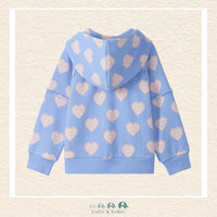 🇨🇦 Hatley: Heart Burst Raw Edge Hoodie, CoCo & KaBri Children's Boutique