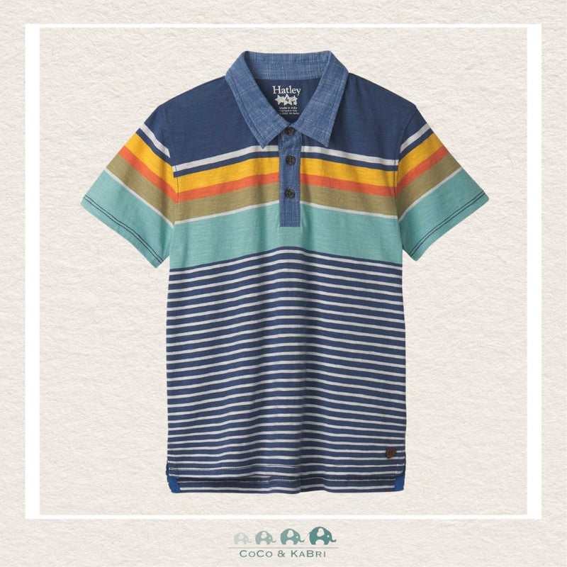 🇨🇦 Hatley Kids: Nautical Stripe Polo Shirt, CoCo & KaBri Children's Boutique
