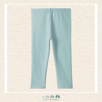 🇨🇦 Hatley Pastel Turquoise Sparkle Cozy Leggings, CoCo & KaBri Children's Boutique
