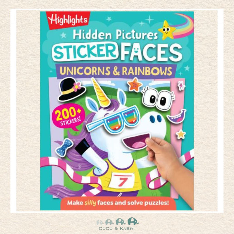 Hidden Pictures Sticker Faces: Unicorns & Rainbows, CoCo & KaBri Children's Boutique