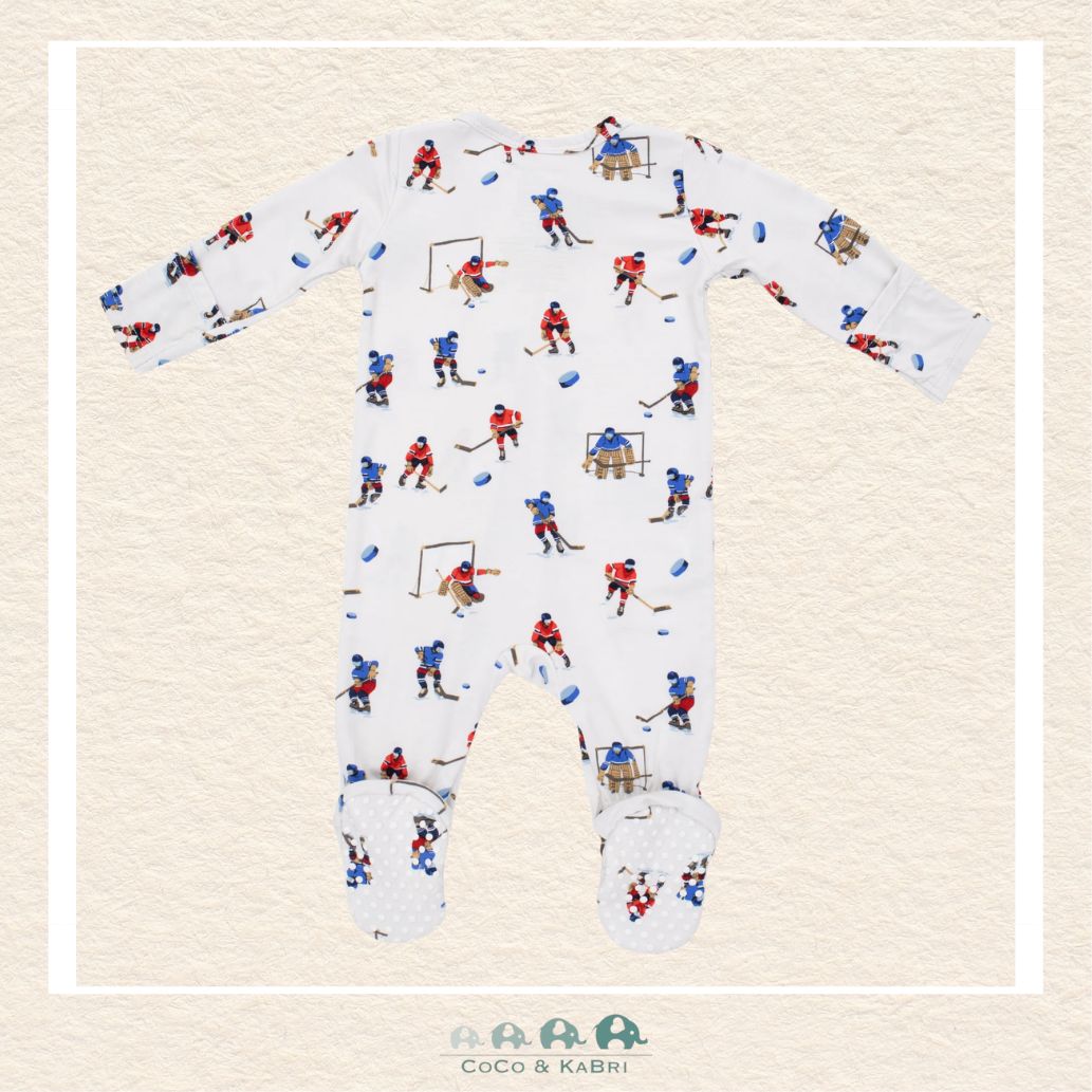 Hockey Players - 2 Way Zipper Footie HPL, CoCo & KaBri Children's Boutique, Brooks Alberta Canada
