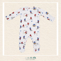 Hockey Players - 2 Way Zipper Footie HPL, CoCo & KaBri Children's Boutique, Brooks Alberta Canada