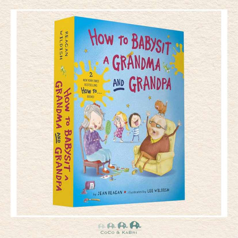 How to Babysit a Grandma and Grandpa Board Book Boxed Set, CoCo & KaBri Children's Boutique