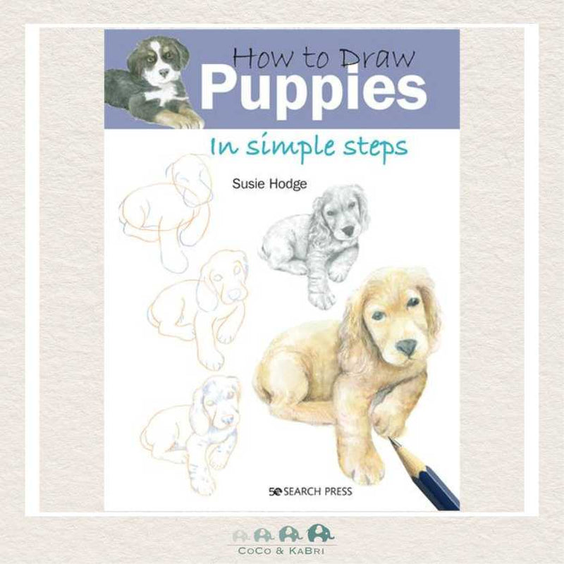 How to Draw Puppies in Simple Steps, CoCo & KaBri Children's Boutique