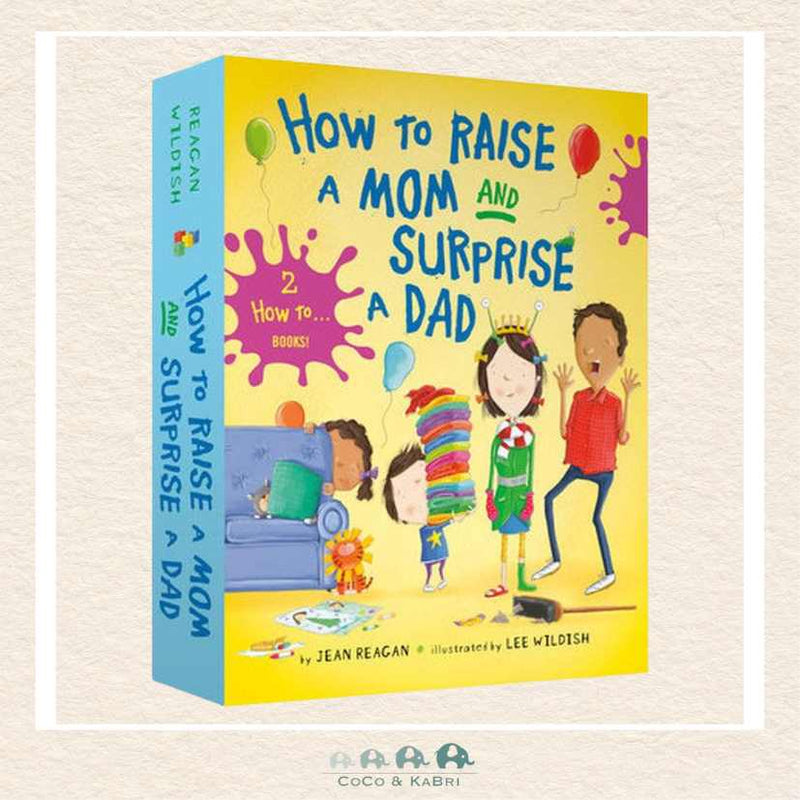 How to Raise a Mom and Surprise a Dad Board Book Boxed Set, CoCo & KaBri Children's Boutique