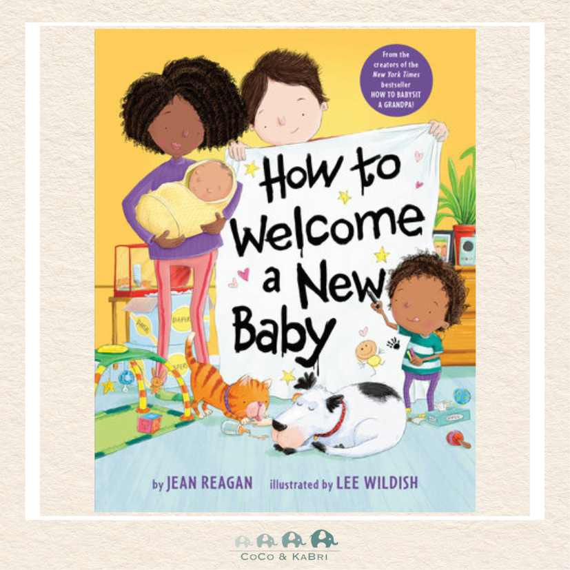 How to Welcome a New Baby Board Book, CoCo & KaBri Children's Boutique