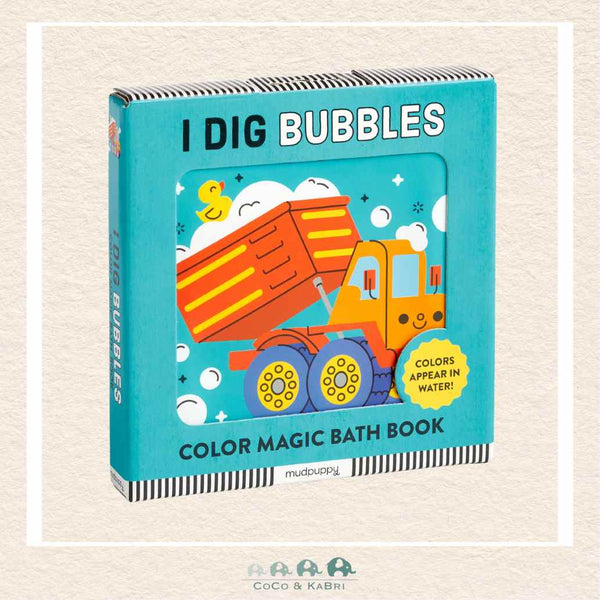 I Dig Bubbles! Color Magic Bath Book, CoCo & KaBri Children's Boutique, Brooks Alberta Canada
