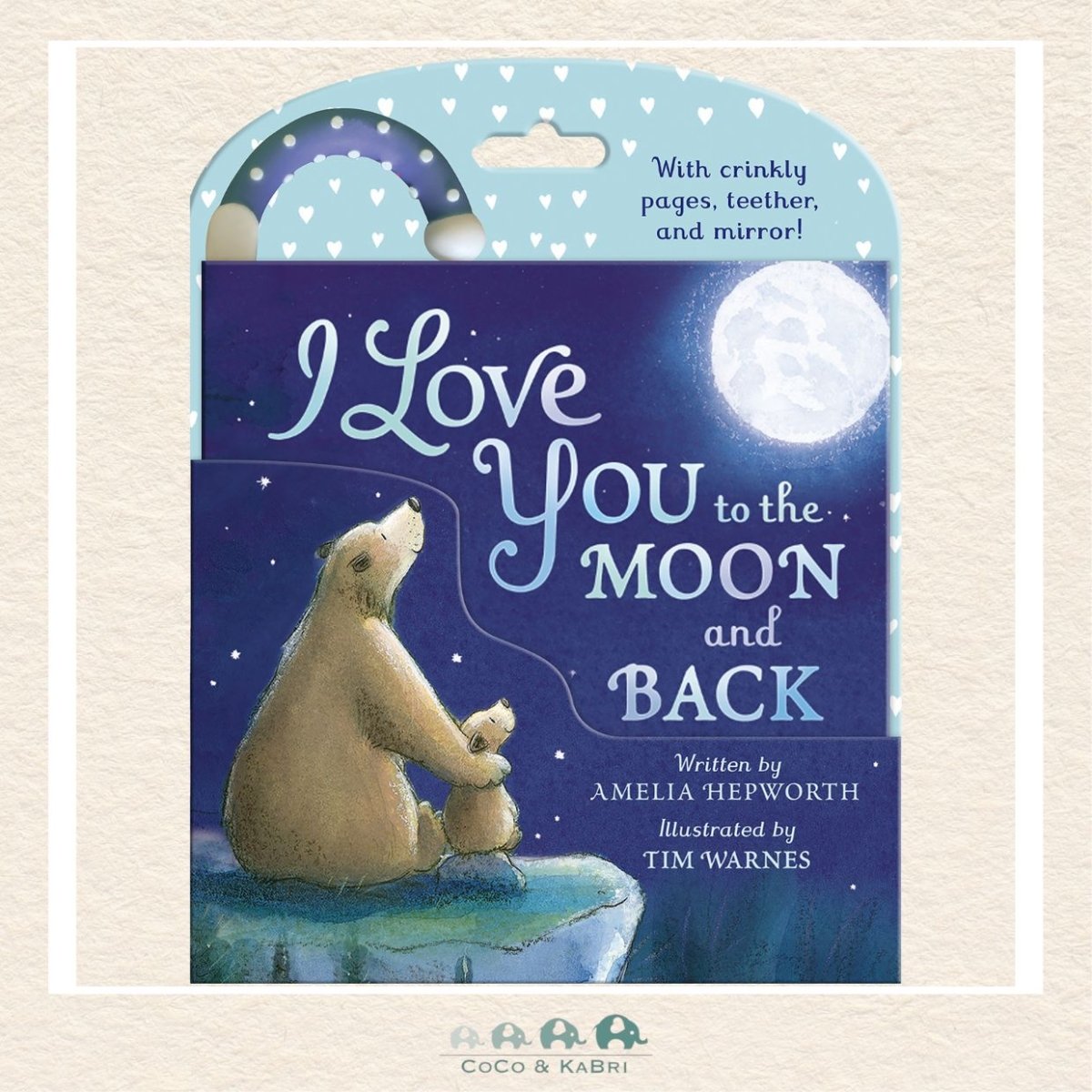 I Love You to the Moon and Back Cloth Book, CoCo & KaBri Children's Boutique, Brooks Alberta Canada