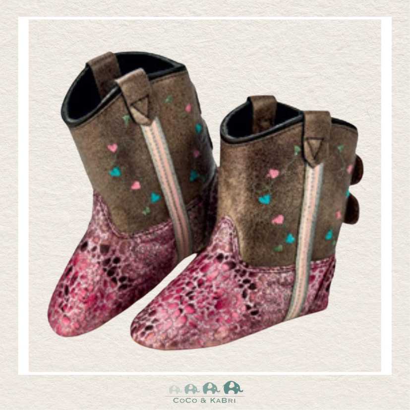 Jama Old West Poppets Western Boots - Pink