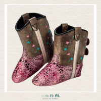 Jama Old West Poppets Western Boots - Pink, CoCo & KaBri Children's Boutique