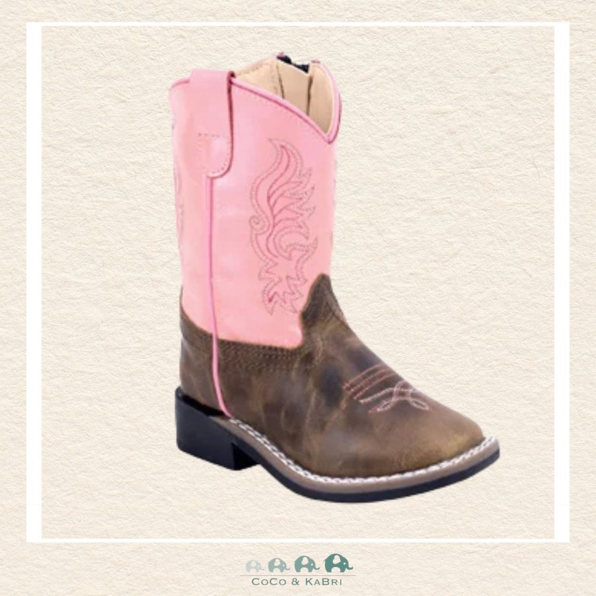 Jama Old West:Children/Youth Cowboy Boots - Pink, CoCo & KaBri Children's Boutique, Brooks Alberta Canada