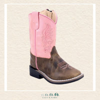 Jama Old West:Children/Youth Cowboy Boots - Pink, CoCo & KaBri Children's Boutique, Brooks Alberta Canada