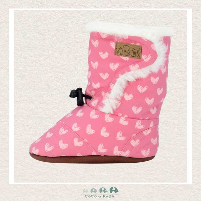   🇨🇦 Jan & Jul Baby Stay - Put Winter Booties | Pink Heart, CoCo & KaBri Children's Boutique
