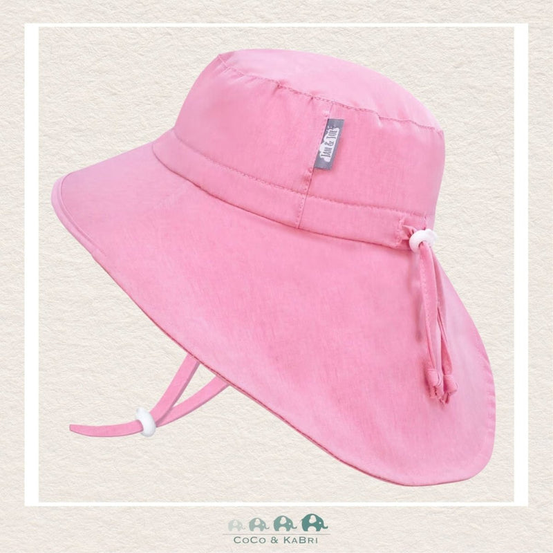   🇨🇦 Jan & Jul: Grow With Me Aqua - Dry Adventure Hat - Pretty In Pink, CoCo & KaBri Children's Boutique