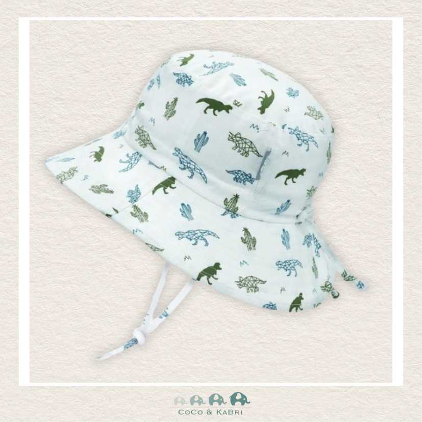 Jan & Jul: Grow With Me Cotton Bucket Hat - Dinosaur, CoCo & KaBri Children's Boutique