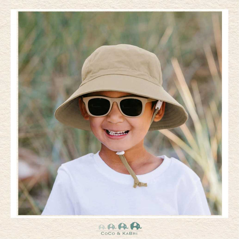   🇨🇦 Jan & Jul: Grow With Me Cotton Bucket Hat - Olive Khaki, CoCo & KaBri Children's Boutique