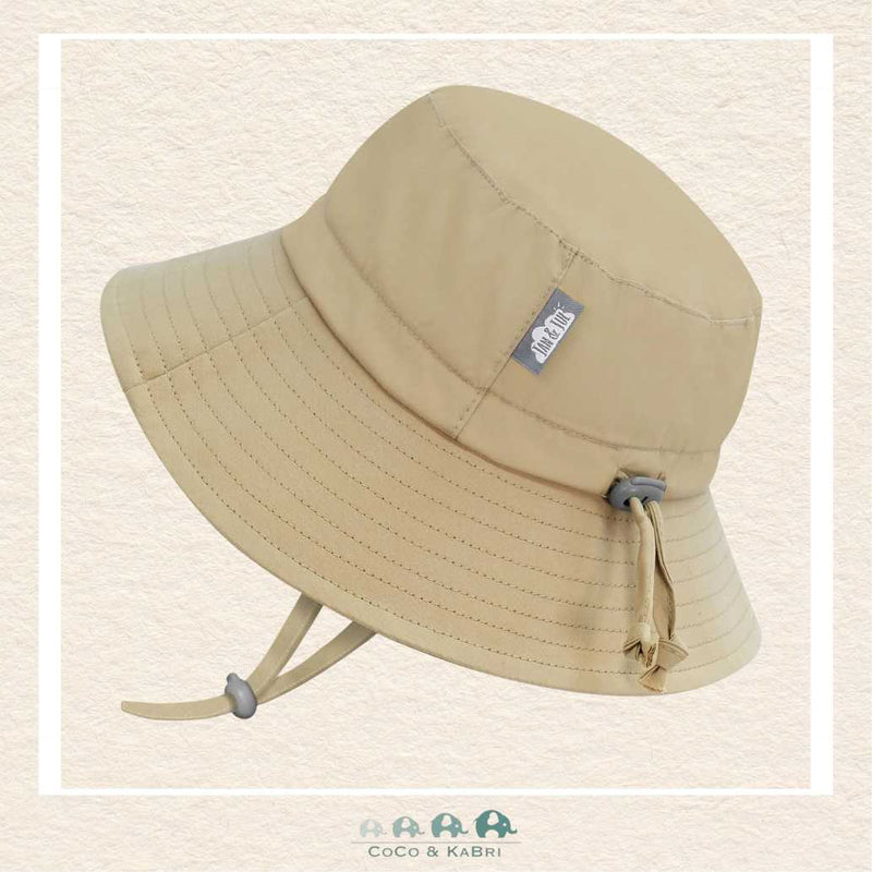 Jan & Jul: Grow With Me Cotton Bucket Hat - Olive Khaki, CoCo & KaBri Children's Boutique