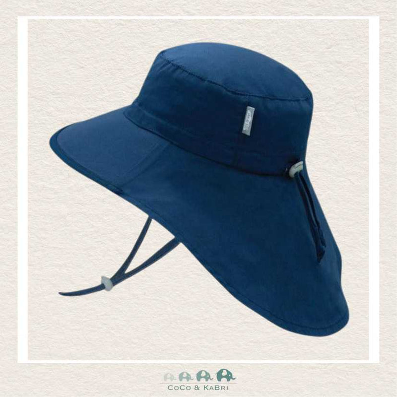   🇨🇦 Jan & Jul: Kids Cotton Adventure Hats - Navy with Navy Trim, CoCo & KaBri Children's Boutique