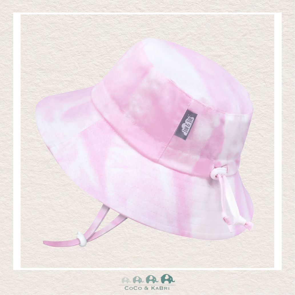 🇨🇦 Jan & Jul: Kids Cotton Bucket Hats - Pink tye die, CoCo & KaBri Children's Boutique