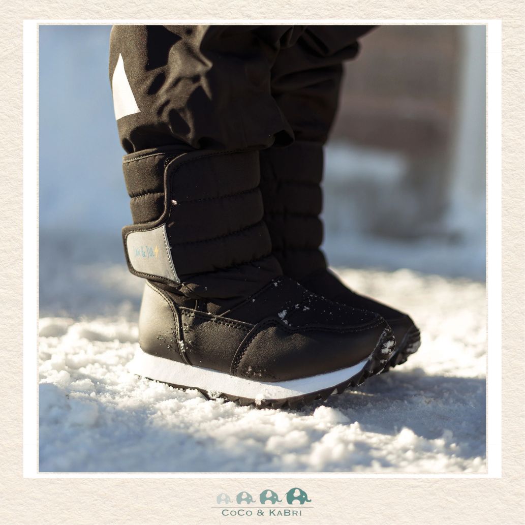 Jan & Jul Kids Tall Puffy Winter Boots | Black, CoCo & KaBri Children's Boutique