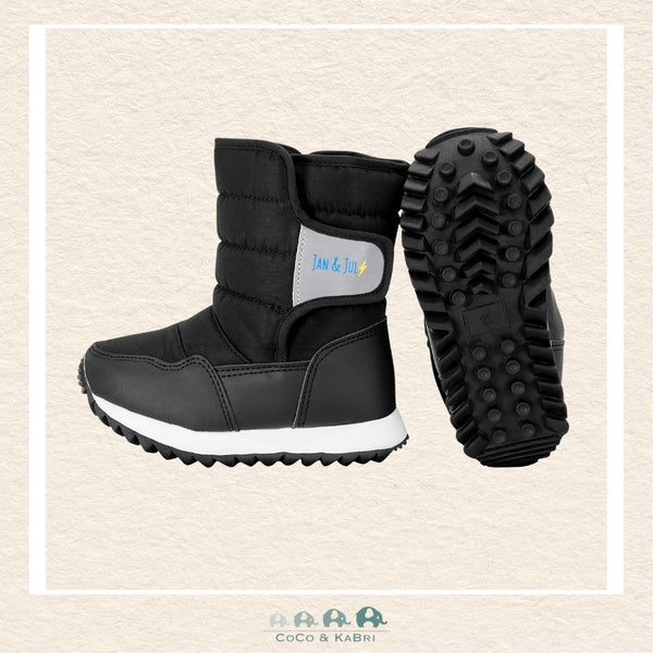 Jan & Jul Kids Tall Puffy Winter Boots | Black, CoCo & KaBri Children's Boutique, Brooks Alberta Canada