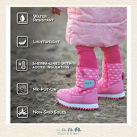 Jan & Jul Kids Tall Puffy Winter Boots | Dusty Pink, CoCo & KaBri Children's Boutique