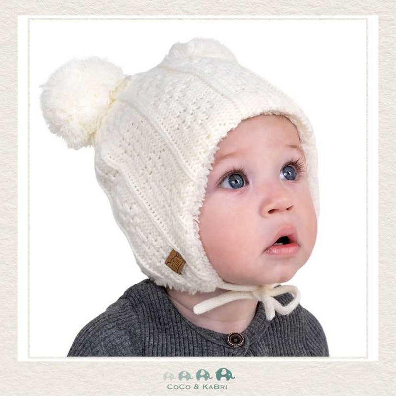   🇨🇦 Jan & Jul Knit Bear Beanie - Cream, CoCo & KaBri Children's Boutique