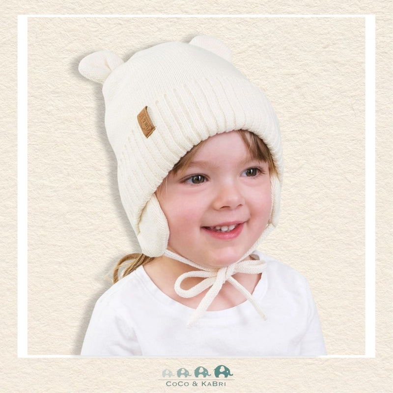 🇨🇦 Jan & Jul Knit Bear Hat - Vanilla Cream, CoCo & KaBri Children's Boutique
