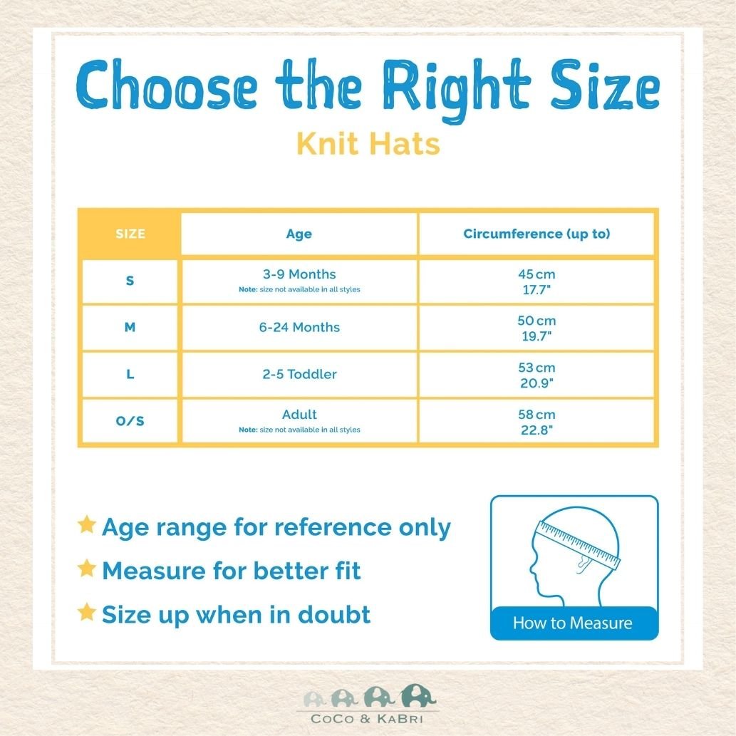 🇨🇦 Jan & Jul Knit Bear Hat - Vanilla Cream, CoCo & KaBri Children's Boutique
