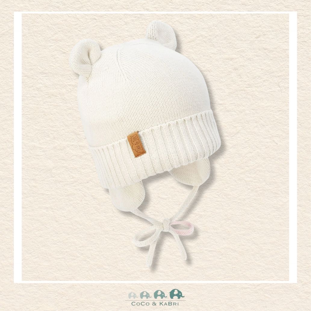 🇨🇦 Jan & Jul Knit Bear Hat - Vanilla Cream, CoCo & KaBri Children's Boutique