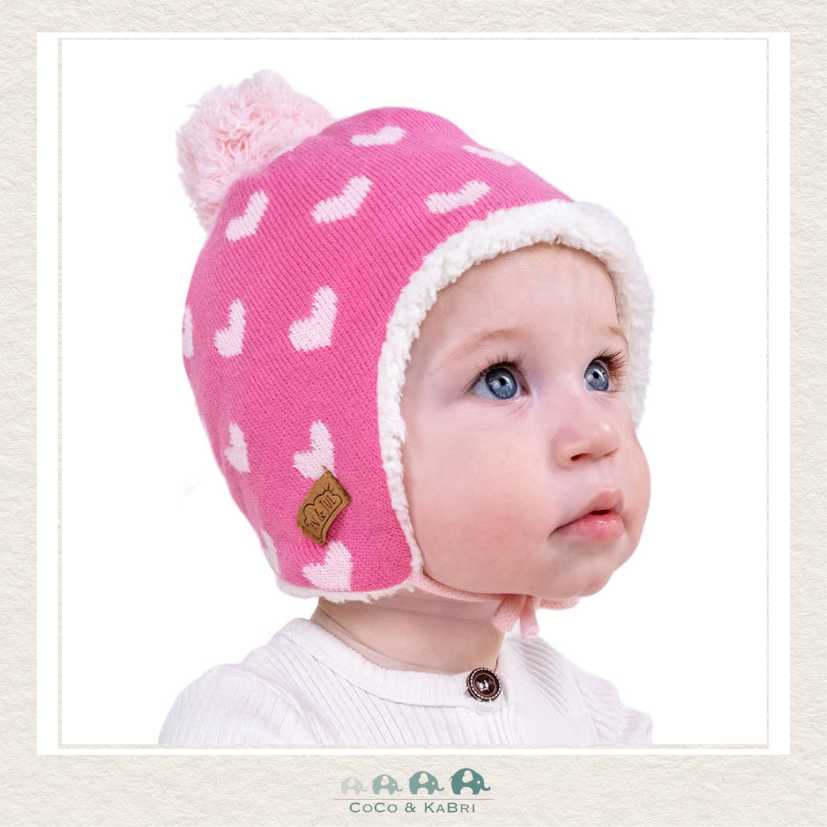   🇨🇦 Jan & Jul Knit Graphic Beanie - Hearts, CoCo & KaBri Children's Boutique